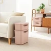 Dėžė su dangčiu ir rankenomis Maloja Rotho 39.5x34x26.5/25L Meadow Rose