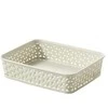 Plastikinė dėžė My Style Rattan A5 Curver 6x25.6x20cm kreminės spalvos