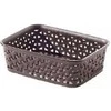 Plastikinė dėžė My Style Rattan A6 Curver 6x19.8x14.2cm ruda