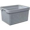 Plastikinė dėžė Seoul L NHG 20.9x26.8x35.7cm pilka