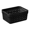 Plastikinė dėžė Seoul L Plast Team 7.3x11.8x15.8cm juoda