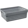 Plastikinė dėžė Seoul M NHG 13.1x26.8x35.7cm pilka