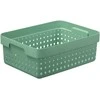 Plastikinė dėžė Seoul M NHG 13.1x26.8x35.7cm rozmarinų žalia
