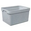 Plastikinė dėžė Seoul Plast Team L/26.8x35.7x20.9cm pilkas/violetinis