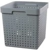 Plastikinė dėžė Seoul PLAST TEAM XL/29.5x29.5x29.5cm pilka