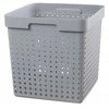 Plastikinė dėžė Seoul Plast Team XL/29.6x29.6x29.6cm pilkas/violetinis