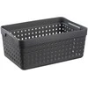 Plastikinė dėžė Seoul XL Plast Team 10x15.8x23.8cm juoda