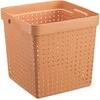Plastikinė dėžė Seoul XL Plast Team 29.6x29.6x29.6cm rausva