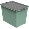 Plastikinė dėžė su dangčiu Compact Eco Line 70L/57x39.5x43.5cm Mistletoe Žalias