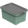 Plastikinė dėžė su dangčiu Compact Eco Line 4.5L/27x18.5x15cm Mistletoe Žalias
