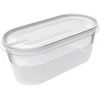 NHG Plastikinė dėžutė maistui užšaldyti Plast Team 0.8L/19x9x7.9cm Helsinki