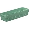 Plastikinė dėžutė Seoul M NHG 5x7.8x23.8cm Rosemary Žalias
