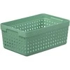 Plastikinė dėžutė Seoul XL NHG 10x15.8x23.8cm Rosemary Žalias