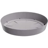 Plastikinė lėkštelė LOFLY, tamsiai pilkos sp., 12.5 cm