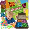 PLASTIKINĖ MASĖ Kostkolina VAIKAMS 4 SPALVŲ meno ir žaidimų žaislų rinkinys