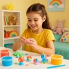 PLASTIKINĖ MASĖ SU KAMULIAIS FOAM CLAY Creative putplastis PIANKOLINA 6 vnt.