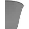 Plastikinė moderni biuro kėdė biurui balkone, Solaris Gray