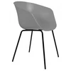 Plastikinė moderni biuro kėdė biurui balkone, Solaris Gray