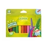 Plastikinės vaškinės kreidelės 12 spalvų - Cricco
