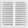 Dospel Plastikinės ventiliacijos grotelės D150RW, 150 x 150 mm, klijuojamos, su rėmeliu