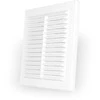 Dospel Plastikinės ventiliacijos grotelės D150RW, 150 x 150 mm, klijuojamos, su rėmeliu