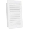 Plastikinės ventiliacijos grotelės D220120W, 220 x 120 mm, klijuojamos