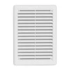 Plastikinės ventiliacijos grotelės DL125RW, 175 x 175 mm, DN125