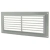 Plastikinės ventiliacijos grotelės durims VM15060, 150 x 60 mm, baltos sp., 2 vnt.