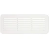Plastikinės ventiliacijos grotelės durims VM15060, 150 x 60 mm, baltos sp., 2 vnt.