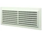 Plastikinės ventiliacijos grotelės durims VM15060, 150 x 60 mm, baltos sp., 2 vnt.