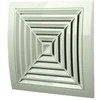 Plastikinės ventiliacijos grotelės luboms ND12GR, 190 x 190 mm, DN125, su užsklanda