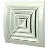 Plastikinės ventiliacijos grotelės luboms ND10GR, 150 x 150 mm, DN100, su užsklanda