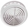 Plastikinės ventiliacijos grotelės luboms VENTS MV150PFs, DN150, apvalios, su flanšu