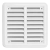 Plastikinės ventiliacijos grotelės VM150150K, 150 x 150 mm, klijuojama