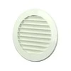 Plast. ventiliacijos grotelės EUROPLAST VR100, D100, baltos