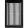 Plastikinės ventiliacijos grotelės VR2525M, 250 x 250 mm, juodos sp.