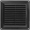 Plastikinės ventiliacijos grotelės VR2525M, 250 x 250 mm, juodos sp.