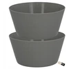 Plastikiniai dubenys, virtuvės dubuo užkandžiams, vaisiams, 15 cm, 2 vnt