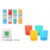 Plastikiniai stikliukai ALGON 10vnt. 35ml Daugkartiniai Mix BA01054377620