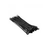 Top Tools Plastikiniai tvirtinimo dirželiai 2,5 x 200 mm, juodi, 100 vnt