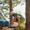 Plastikiniai užsukami palapinės kaiščiai stovyklavimui 10 vnt ACOORUITENG