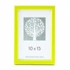 Nuotraukų rėmelis Plastikinis fotorėmelis 10x15cm geltonas