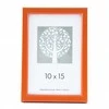 Nuotraukų rėmelis Plastikinis fotorėmelis 10x15cm oranžinis