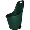 Plastikinis karutis KETER Easy Go, 55 l, 53 x 58 x 89 cm, žalia/oranžinė sp.
