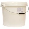 Plastikinis kibiras su dangčiu Biowin 20l baltas