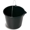 Prosperplast Plastikinis kibiras, su piltuvėliu, su rankena, juodos sp., 16 l