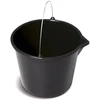 Prosperplast Plastikinis kibiras, su piltuvėliu, su rankena, juodos sp., 20 l