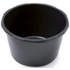Plastikinis kibiras, su rankena, juodos sp., 20 l