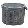Daiktadėžė CURVER JUTE, 12 l, pilka, 36×28×15 cm