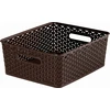 Keter Plastikinis krepšys CURVER MY STYLE, tamsiai rudos spalvos, h13,3 x 35,5 x 29,6 cm, 13 L